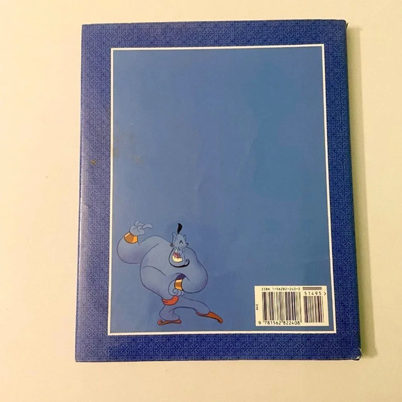 Vintage 1992 Disneys Aladdin  by A L Singer Hardcover Book DJ - Picture 2 of 16